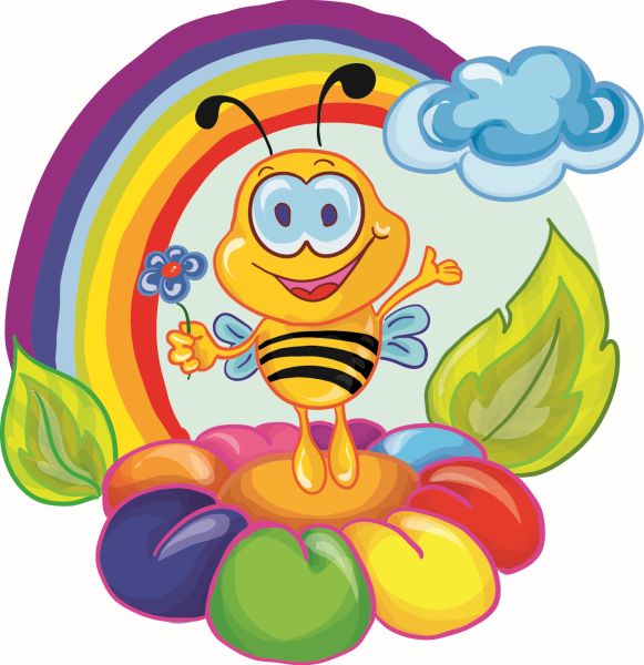 Фреска Дружелюбная  пчелка
