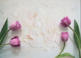 Фотообои Нежные тюльпаны 3d