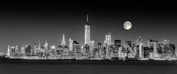 Фреска Полная луна над Нью-Йорком