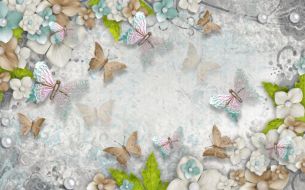 Фотообои 3D бабочки
