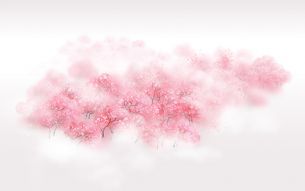 Фотообои Розовые ветви