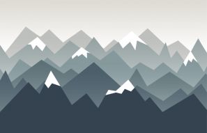 Фреска Минималистичные горы
