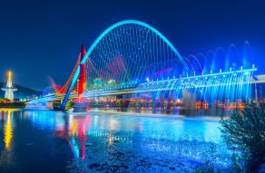 Фотообои мост в Сеуле