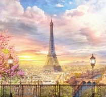 Фотообои романтика Парижа