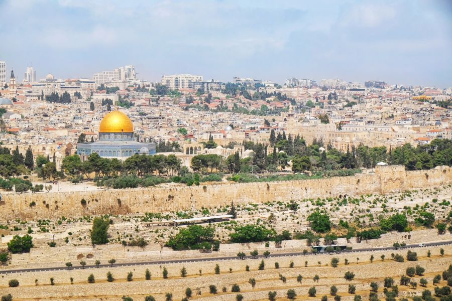 Фреска панорама Иерусалима